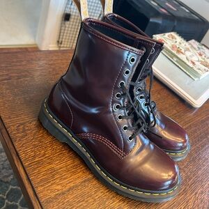 Dr. Martens Cherry Red Boots